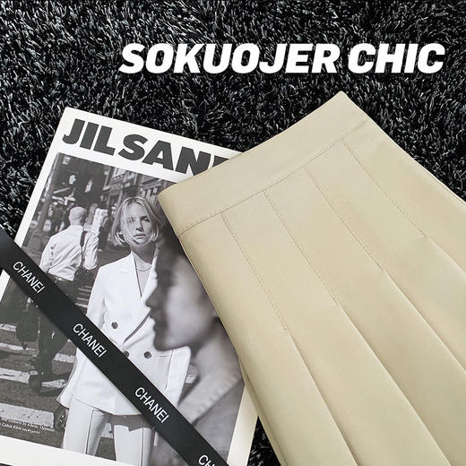 夏季【a字高腰大码半身裙】高品质百褶裙女 日系学生防走光jk短裙 商品图7