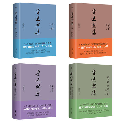 《鲁迅选集》精装典藏版（全4册）| 鲁迅研究家林贤治精选鲁迅小说、杂感、散文、诗歌、书信等，独家评注 商品图4