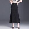 修身印花时尚半身裙，高腰通勤优雅气质包臀鱼尾裙MYX-LDNS-73123-L 商品缩略图1