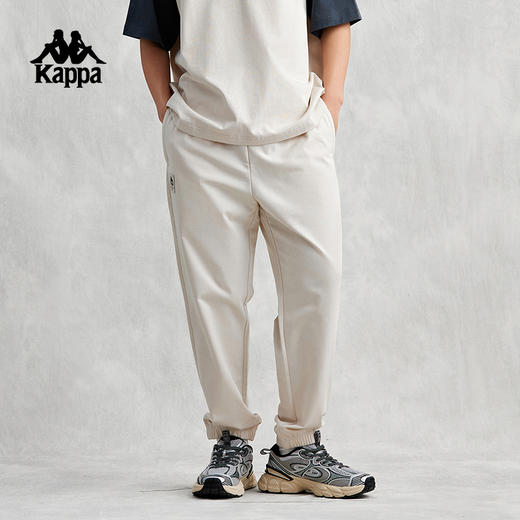 Kappa卡帕九分裤2024新款男夏运动休闲裤黑色长裤小脚裤K0E32CJ71 商品图1
