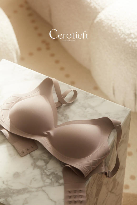 柔软有型！Cerotich内衣法式/小糯条升级款无钢圈3D立体软支撑文胸 商品图8
