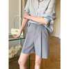 夏季【高级感西装短裤】高腰a字五分裤 显瘦设计感休闲中裤 商品缩略图0