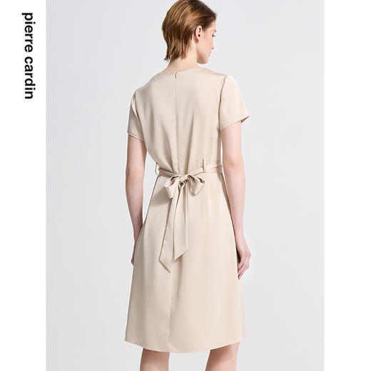 皮尔卡丹女装夏季新款通勤纯色职业修身连衣裙C42DS18M1
 商品图3
