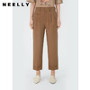 NEELLY纳俪商场同款工装风休闲裤女夏季百搭通勤显瘦直筒裤九分裤N24051H01156 商品缩略图2