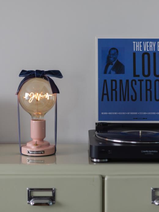 BELITE HOME 落霞粉 心动 礼盒装 纪念日礼物北欧台灯浪漫氛围灯粉色love卧室小夜灯 商品图4