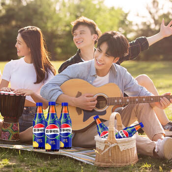 百事可乐 Pepsi 太汽系列 白柚青竹味 汽水 碳酸饮料 500ml*12瓶 百事出品 商品图5