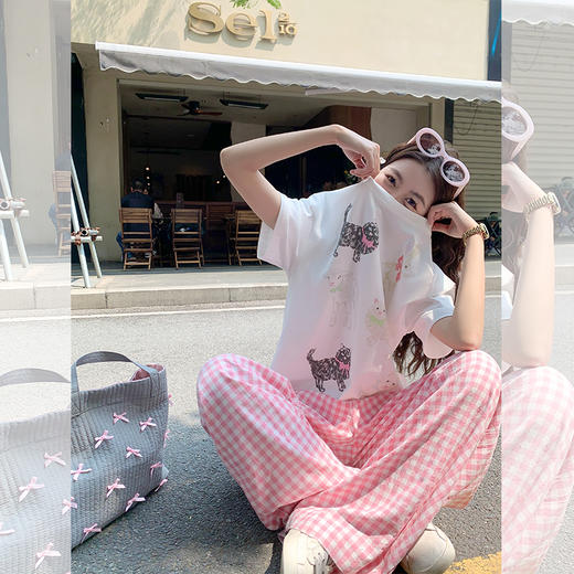 <曾小咸推荐> 【甜态嫩妹】卡通猫短袖 商品图0