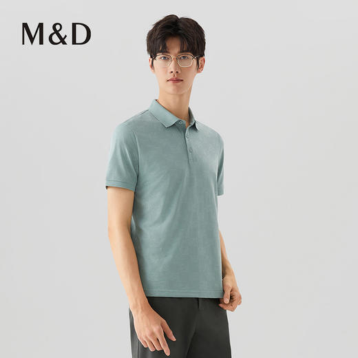 【名盾】翻领短袖T恤MXBL22602B 商品图2