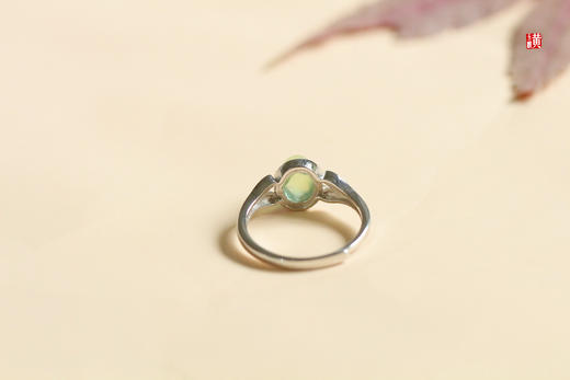 【皓嫣】葡萄石戒指，925银镶 商品图3