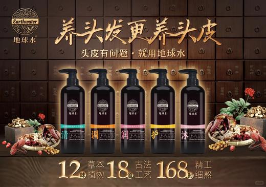 地球水草本植物防脱育发保健液（清）608ml 商品图2