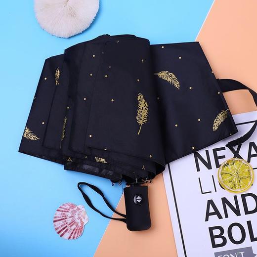 【酷夏遮阳，晴雨无需愁】新款卡通小清新，全自动黑胶晴雨两用伞，折叠方便，配备舒适手柄，防紫外线黑胶涂层，男女学生上班族必备！ 商品图3