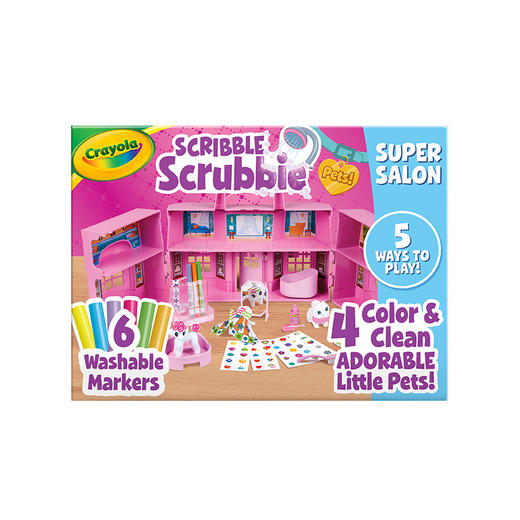 Crayola 绘儿乐百变泡泡萌宠美妆沙龙礼盒 Super salon/水上摩天轮礼盒 商品图0