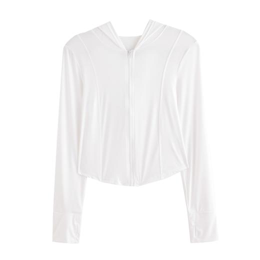 【防晒显瘦两不误】 冰丝防晒衣女款夏季连帽新款设计感 凉感透气 修饰身形 显瘦显腰细 防紫外线UPF50+高倍防晒 商品图9