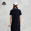 Kappa卡帕复古连衣裙2024新款女夏撞色收腰显瘦POLO裙K0E42QL03 商品缩略图1