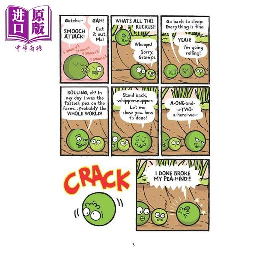 【中商原版】桥梁漫画 豌豆 蜂后和杰伊1 团结一心Pea Bee & Jay 1 Stuck Together 英文原版进口 儿童图画图像小说 6-10岁 商品图3