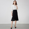 EITIE爱特爱夏季新款时尚精致优雅法式高腰蕾丝半身裙B2406302 商品缩略图1
