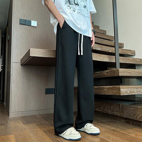 【新款DSY】大依优型大码薄款直筒休闲裤加肥加大男装舒适胖子肥佬百搭工装裤运动裤长裤