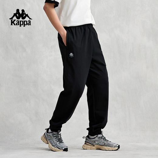 Kappa卡帕九分裤2024新款男夏运动休闲裤黑色长裤小脚裤K0E32CJ71 商品图3