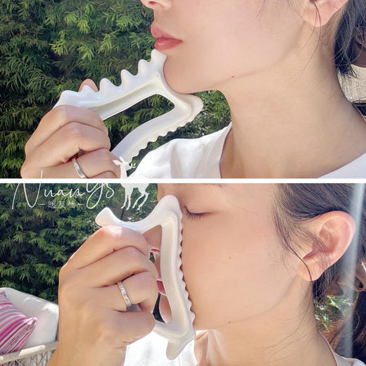 【 cu活气皿 提拉痩脸 消水仲 经络疏通 痩身刮痧 全身可用】刮痧板 商品图4