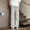 【新款DSY】大依优型大码薄款直筒休闲裤加肥加大男装舒适胖子肥佬百搭工装裤运动裤长裤 商品缩略图3