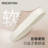 Rockfish 英国766厚底小方糖低帮增高方头帆布一脚蹬拖鞋出游穿搭 商品缩略图5