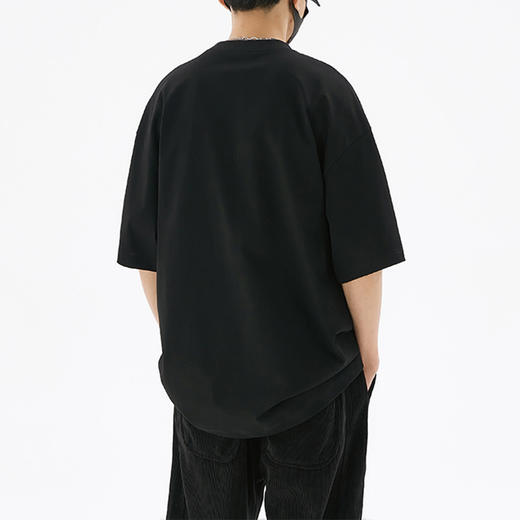 【新款DSY】大依优型大码圆领短袖T恤夏季加肥加大肥佬休闲宽松透气上衣男士半袖夏装 商品图3