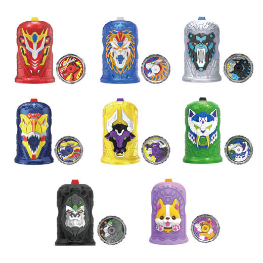 灵动创想 魔幻陀螺6代炽焰神龙旋转对战摇摆加速玩具套装 商品图1