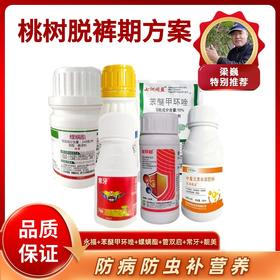 桃树脱裤期方案   永福+苯醚甲环唑+螺螨酯+管双启+常牙+靓美
