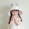 【轻盈大帽檐，舒适透气！】夏季超萌可爱户外遮阳卡通空顶透气帽，双层大檐小童便携防晒软渔夫帽，立体造型 防晒也可可爱爱-QQ 商品缩略图3