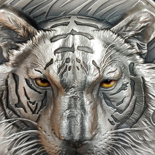 【中国邮政】虎年机关双金属纪念银章（内嵌2枚邮票） 含纯银15.2克 商品图8