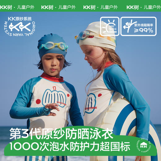 【KK树】南瓜游记小护盾泳衣 商品图0
