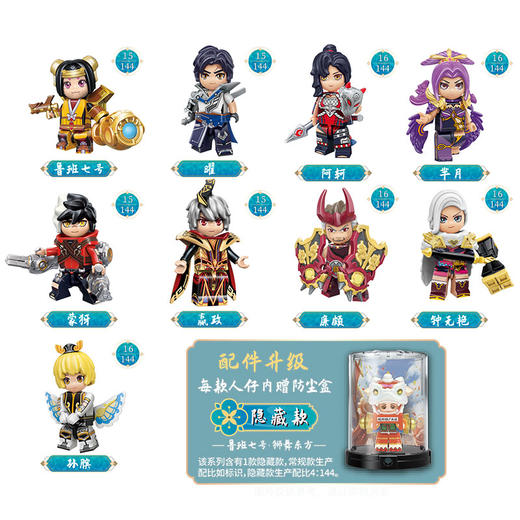 怪咖潮玩新款积木盲盒王者英雄逐鹿精美款-156802085 商品图1