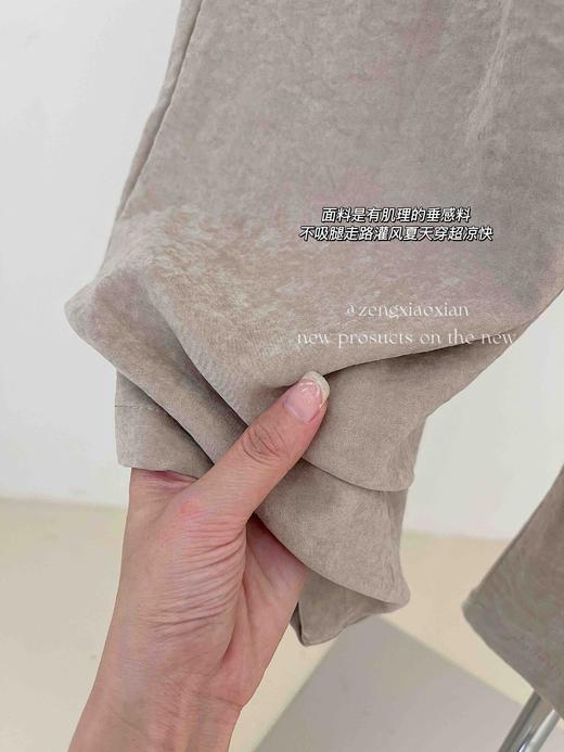 <曾小咸推荐> 夏日空气肌理裤休闲裤神裤长裤阔腿裤 商品图5