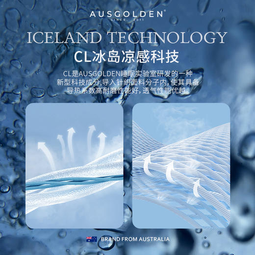 【完税】澳大利亚 AusGoldenM系列布莱德可水洗凉感被 商品图2