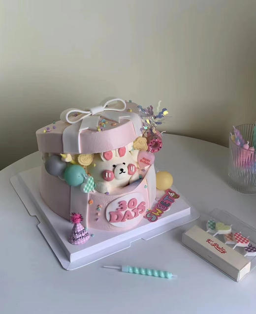 爱心礼盒生肖蛋糕（可选择生肖） 商品图2