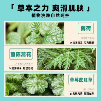 巴斯克林日本进口舒和沐浴露男女香体二合一持久留香清爽薄荷香型 600ml 商品图1