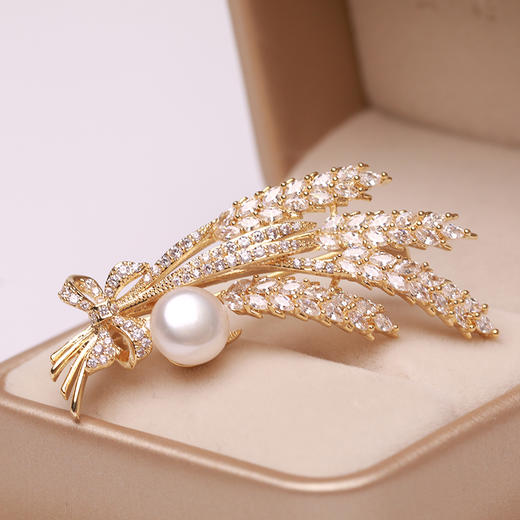 美裕 淡水珍珠胸花8-9mm 108192 商品图3