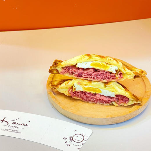 【烤爱烘咖】帕雀牛肉烤蛋三明治 商品图0