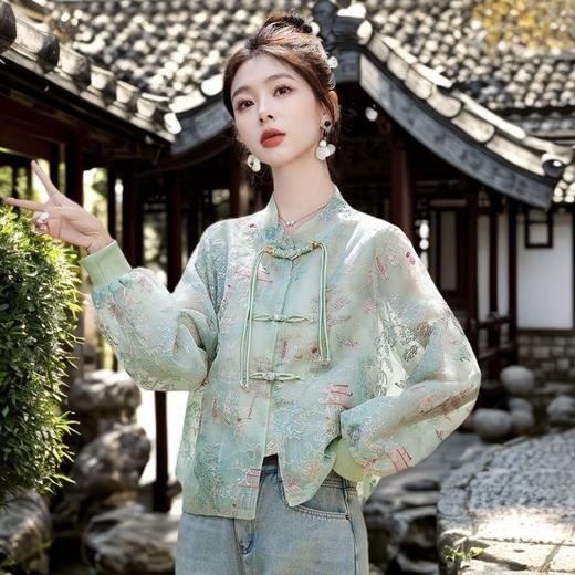 TZW-新中式国风女装刺绣盘扣外套 商品图8