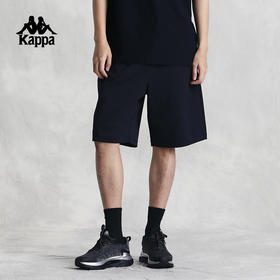 Kappa卡帕复古短裤2024新款男夏凉感运动裤黑色五分裤K0E32DY02
