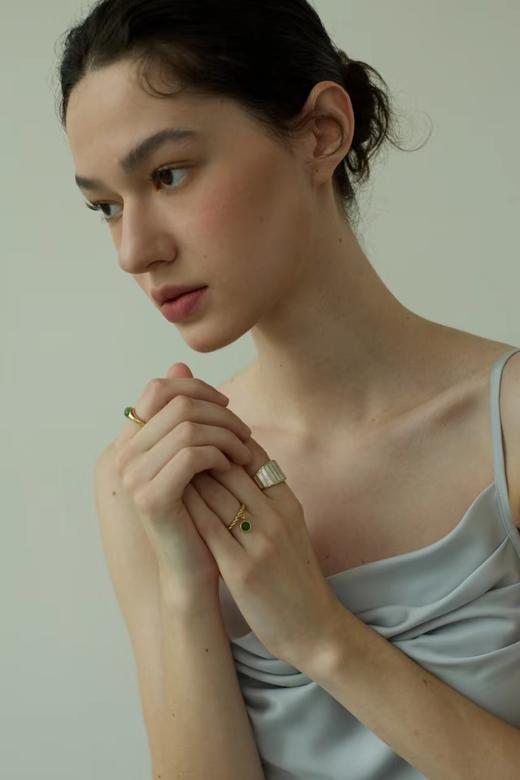 SOL DE VERANO 半岛苒美系列玉吊坠开口戒指 商品图4