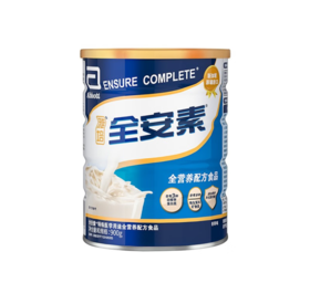 雅培（Abbott） 全安素 原装进口成人全营养配方粉含蛋白质 维生素 膳食纤维 原味(香草味)