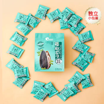 洽洽藤椒瓜子零食500g葵花籽大颗粒休闲零食独立小包20g*25包新风味 商品图5