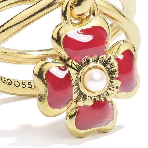 订购4周到｜Goossens Paris-Talisman-草莓红 四叶草 戒指［法国设计师］ 商品图1