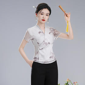 【五岳】新中式国风水墨，国韵唐装旗袍上衣XGT-T24035