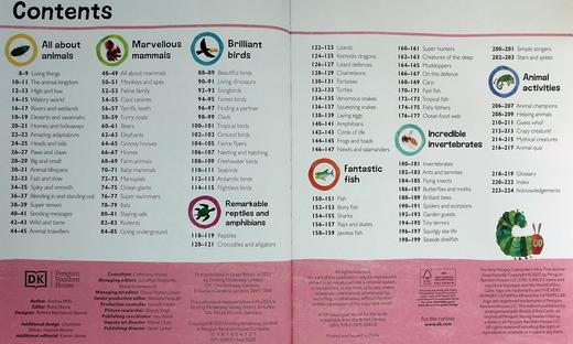 【中商原版】DK毛毛虫小百科 动物The Very Hungry Caterpillar's Very First Animal Encyclopedia英文原版儿童科普绘本 精装 商品图4