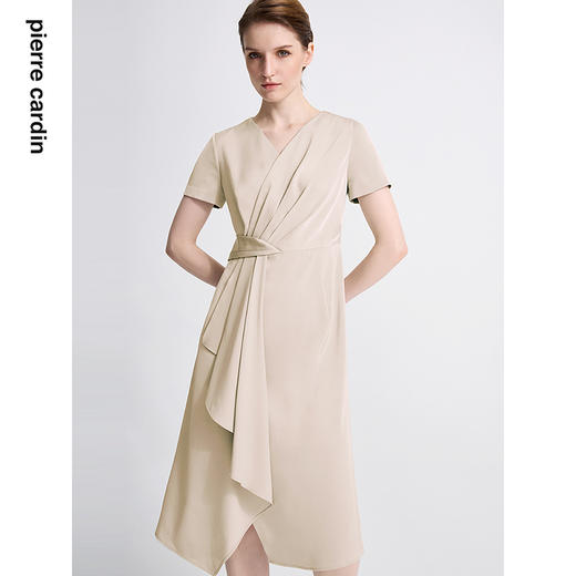 皮尔卡丹女装夏季新款通勤淑女职业多色连衣裙C42DS36
 商品图2