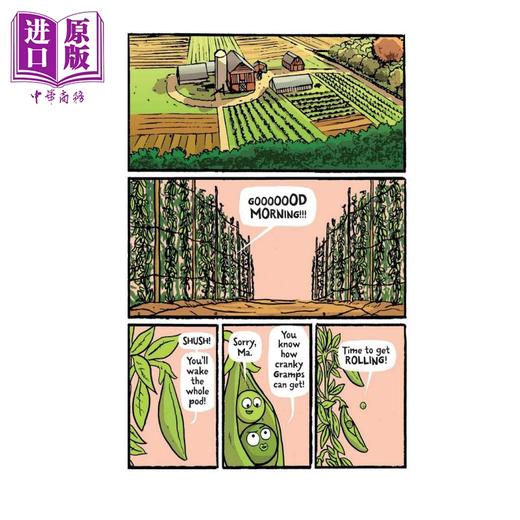 【中商原版】桥梁漫画 豌豆 蜂后和杰伊1 团结一心Pea Bee & Jay 1 Stuck Together 英文原版进口 儿童图画图像小说 6-10岁 商品图1
