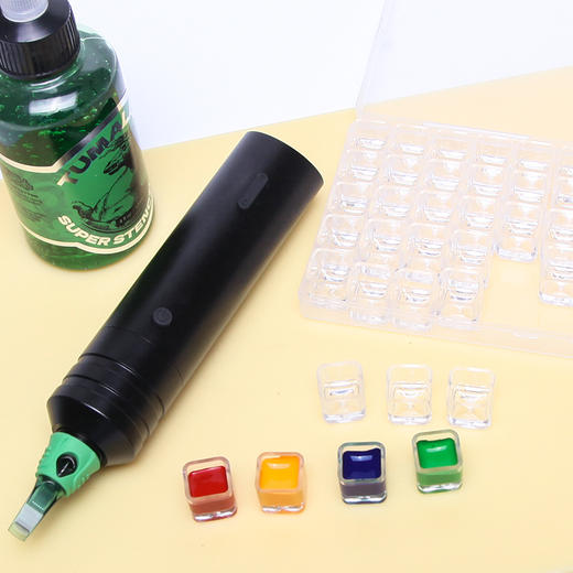 冰格色料杯颜料杯黑灰彩色调色杯惊蛰刺青器材 商品图2