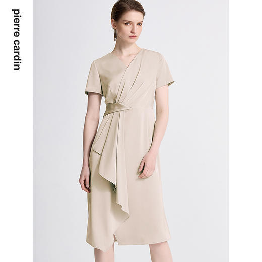 皮尔卡丹女装夏季新款通勤淑女职业多色连衣裙C42DS36
 商品图1